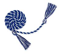 Graduation Cords for Graduation 2026 Royal Blue and White Grad Cords Honor Cord Graduations Ropes 67 Inch Long Braided Cord for 2026 Graduations Ceremony Decorations Bachelor Gown Accessories