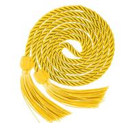 Graduation Cords, Graduation Honor Cords, Gold Honor Cords, 2024 Graduation Tassel Honor Cords, 67" Long Braided Cords for 2024 Graduation Decorations Bachelor Gown for Student Master Doctoral