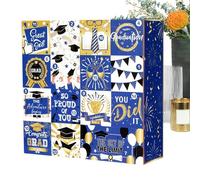 Graduation Countdown Box - 2026 Holiday 16-Day Countdown Fillable - College Graduation Calendar Box - for College High School Party Ceremony Event Celebration
