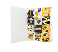 Graduation Countdown Box,This Box Lets You Track Each Day with Style,For High School & College Grads,Spacious Compartments for Memories, Notes, and Small Gifts (Black, One Size)