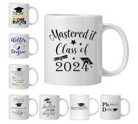 Graduation Cups Large Caliber Ceramic Women Novelty Mug