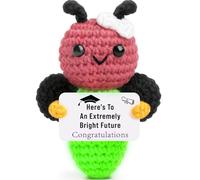 Graduation Decorations Glow in The Dark Firefly Crochet Grad Gifts for Him Her Class of 2025 2026 - Graduation for Kindergarten Primary High Middle College for Teens Boys Girls Daughter Son Christmas