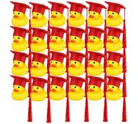Graduation Duck Car Ornament - Car Dashboard Decor Graduation Hat | Mini Prefers the Graduation Cap | Rubber Ducks with Degree Cap Diploma Degree Exchange Gift for Student Son Daughter