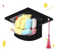 Graduation Favor Boxes with Tassels Interactive Storage Organizer | Candy and Snack Organizer Containers - for Kids, Adults, Students, Class, College,