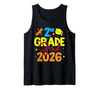 Graduation for 2nd Grade Grad Class of 2026 Graduate Tank Top
