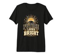Graduation Future Bright Collegiate Premium T-Shirt