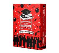 Graduation Gift Advent Calendar,12 Day Graduation Advent Calendar Surprise Box, DIY Fillable Empty Gift Box for Graduates, DIY Countdown Calender of Memento Photos Graduation Gifts for HerHim (Red)