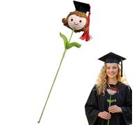 Graduation gift for her him emotional support gift Handmade Crochet Knitted Doll Nursery, High School, University, Masters, or PHD Graduation Gifts (C)
