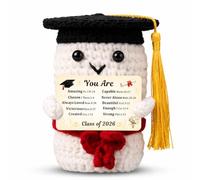 Graduation Gifts for 5th 8th 12th Him Her Class of 2026 for High School College Graduates Inspirational Graduation Crochet Positive Scroll for Grads Handmade Grad Gifts for Nursing Students Teacher