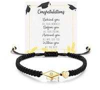 Graduation Gifts for Her 2024, 2024 Graduation Gifts High School College Graduation Gifts for Teen Girls 5th 8th Grade Masters Degree Grads Initial Bracelets for Women Letter A-Z Charm Bracelet