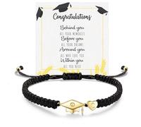 Graduation Gifts for Her 2024, 2024 Graduation Gifts High School College Graduation Gifts for Teen Girls 5th 8th Grade Masters Degree Grads Initial Bracelets for Women Letter A-Z Charm Bracelet