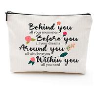 Graduation Gifts for Her Believed She Could So She Did, Inspirational Gifts for Women, Personalized Encouragement Gift Cosmetic bags, Multicolor000012, 9″W x 7″H