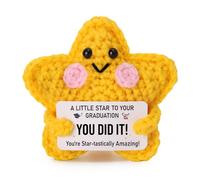 Graduation Gifts For Her Him, Handmade Positive Crochet Star, Nursery, High School, University, Masters, Or Phd Graduation Gifts For Daughter Son Boys Girls Sister Best Friends