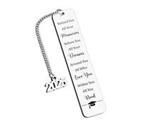Graduation Gifts for Her Him,High School Bookmarks Congratulations Leavers Students Gift Class of 2025 Personalised University Middle Senior Grads Inspirational,for Women Men Girls Boys Daughter Son