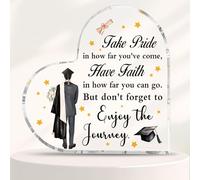 Graduation Gifts for Him Graduation Plaques 4x4" Graduation Presents 2025 Graduation Gifts Master High School Graduation Acrylic Plaque