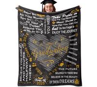Graduation Gifts for The Class of 2025 - Get Unique College and High School Graduation Gifts for Her/Him. 50"X60" Graduation Blanket