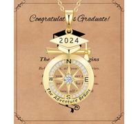 Graduation Gifts Gold Necklaces High School College Graduation Necklace Gifts for Women, Class of 2024 Graduation Gifts for Her, Necklace for Masters Phd Police Nurse Teacher Adult Graduation Gifts