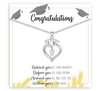 Graduation Gifts, Graduation Gifts for Her Initial Necklaces for Women Class of 2025 Gift Letter A - Z High Shool Senior Master Degree Graduate Necklace for Daughter Sister Granddaughter Girlfriend