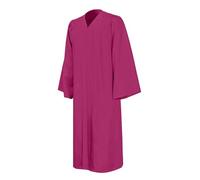 Graduation Gown for Adults Matte Bachelor University Party Robe Women Men Graduation Costume Outfit for University Bachelor High School Ceremony Judge Robe Costume Brick Red