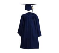 Graduation Gown - Kids Gown kit | graduation robe cap gowsn | Preschool Toddler Child Costume | Unisex Matte Kindergarten Graduations | Children's Academic Dress, School Uniforms for Kids 2024