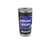 Graduation Graduated Forensic Science Degree University Stainless Steel Insulated Tumbler