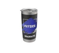 Graduation Graduated Physics Degree University Student Stainless Steel Insulated Tumbler