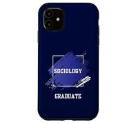 Graduation Graduated Sociology Degree University Student Case for iPhone 11