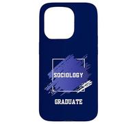 Graduation Graduated Sociology Degree University Student Case for iPhone 15 Pro