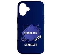 Graduation Graduated Sociology Degree University Student Case for iPhone 16