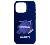 Graduation Graduated Sociology Degree University Student Case for iPhone 16 Pro