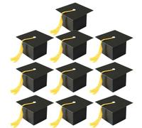 Graduation Hat Boxes - 2.36 Inch Food Packaging Container for Graduate Students with Tassel, Durable, Robust, Festive, Holiday Baking Parties, Photo Decoration, Party Accessories, Robust