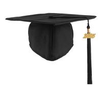 Graduation Hat Graduation Cap with 2025 Gold Year Charm and Tassel, Adjustable GraduationHat for University, College & High School