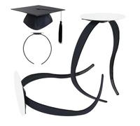 Graduation Hat Headband for Women, Anti-Fall Holder - Graduation Hat Insert Headband | for Mentor Student School Ceremony Secure Fit Hairstyle
