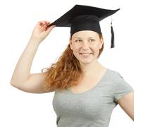 Graduation hat PhD Mortarboard Tasselled Cap Unisex Lightweight Graduation Cap