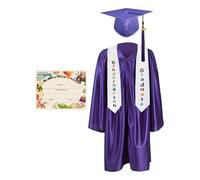 Graduation Hat - Photo Outfit Set for Kids Ceremony, Robe Costume with Academic Cap, Clothing for Graduates 2026, Clothing for School Milestone Celebration | Nursery Primary School Performance