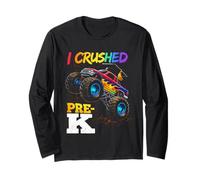 Graduation I Crushed Pre-K Preschool Grad Student Long Sleeve T-Shirt