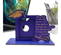 Graduation Image Frame - Desk Picture Frame, Wooden College Diploma Frame | Graduation Image Frame for Students, Decorative Desktop -Ornament for Bookshelf, Wooden Frame for Diploma -to