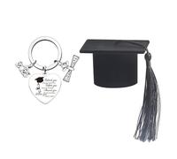 Graduation Keyring Graduation Gifts,Graduation Presents with Keyring Congratulations Card Gift Box for Student Friend Son Daughter,Daughter Son Sister Best Friend High School College Graduate Present