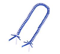 Graduation Lanyards | Graduation Belt 2025,Aesthetic Belt for Ceremonies Beach Parties Festivals Friendship Detail Souvenir Gift for Special Occasions, white and blue, Consulte la descripción