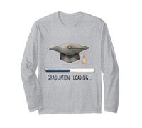 Graduation Loading Funny Congrats Celebrate Graduate Long Sleeve T-Shirt