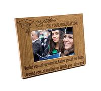 Graduation Memories and Dreams Gift Wooden Photo Frame (5 x 7 Inch)