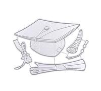 Graduation Metal Die Cut Bachelor Hat Cutting Dies Embossing for Album Card Scrapbooking Decoration Graduation Die Cut