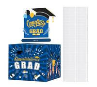 Graduation Money Box - Innovative Money Organizer, 50 Mini Bags, Fun Interactive Design, Versatile Party Decoration | Students Teens Boys Girls Adults Festival Meeting Oc