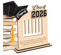 Graduation Money Holder 2026 | Keepsake Cash Holder with Caps | Decorations Congratulations Graduate 2026 - for Primary Secondary College College Gift Desk Living Room Home Bedroom