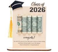 Graduation Money Holder 2026 - Senior 2026 Gifts - High School or College Grad Gift for Him or Her - Senior Money Card for Boys and Girls - Middle School Graduation Gifts - and So The Adventure Begin