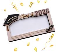 Graduation Money Holder - 2026 Wooden Funny Display, Currency Presentation Stand | Memorable Achievement Souvenir Accent, Decorative Commencement for School Leaver Gathering Occasion