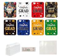 Graduation Money Holder, Elegant College Cash Holder, High School Grad Envelope, 5.91x6in Keepsake Celebration Accessory, Graduation Card Organizer for 2025 Graduating Party