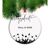 Graduation Ornament Class of 2025, Xmas Gift for Senior College Graduate High School Grad University, GRAD