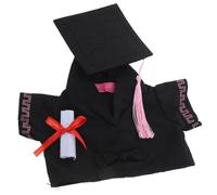 Graduation Outfit - Doll Bear Clothes University Graduate, Congraulations Gift for Her Him Present Cute Bear Robes, Hat & Diploma