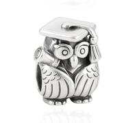 Graduation Owl for Pandora Charm Bracelet - 'Cap & Scroll'